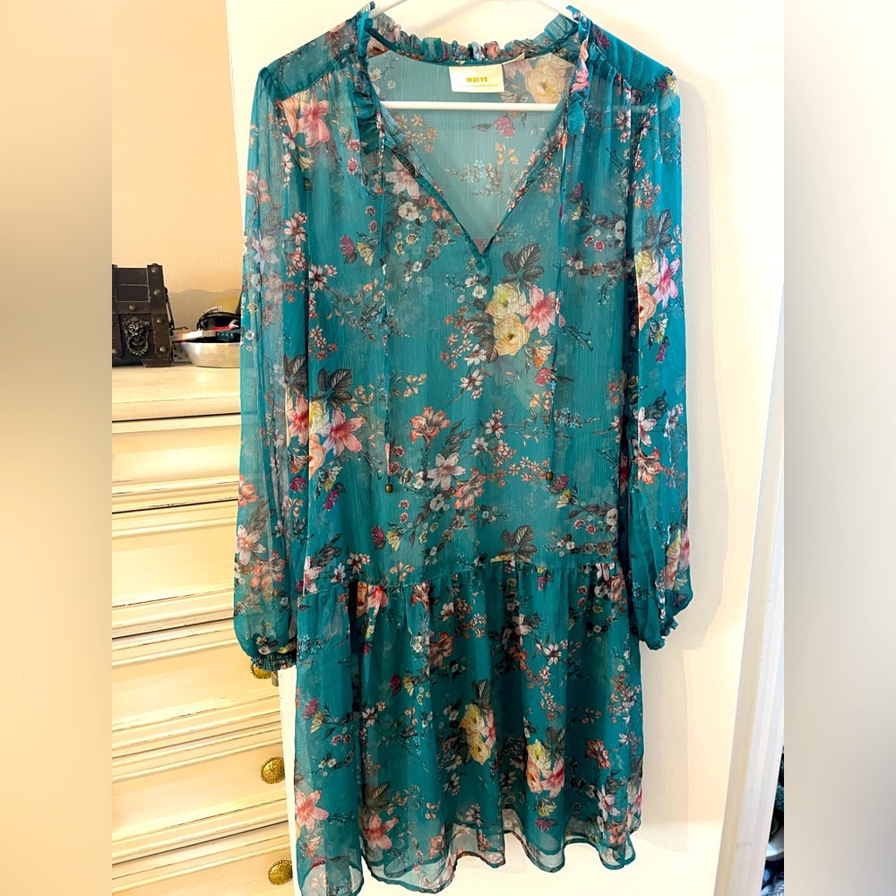 Anthropologie Maeve overlay dress. *slip not included*